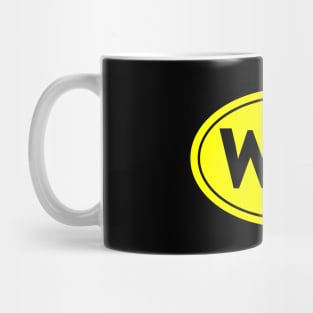 WLG Airport Code Wellington International Airport New Zealand Mug